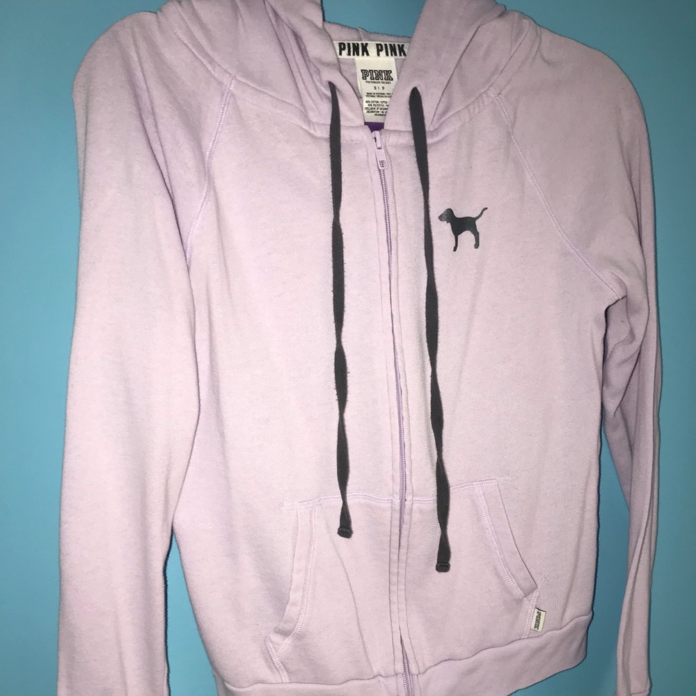 Light purple PINK zip up
